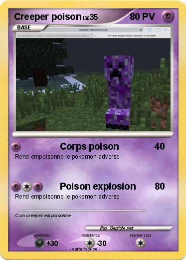 Pokemon Creeper poison