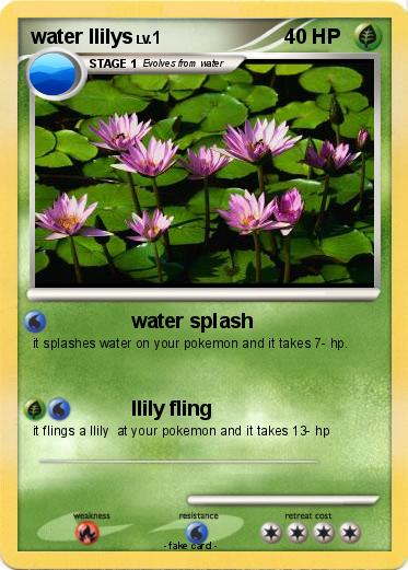 Pokemon water llilys