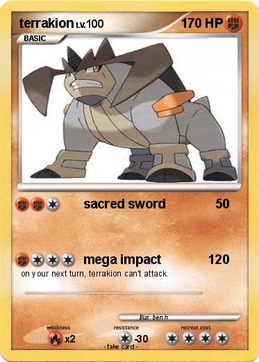 Pokemon terrakion