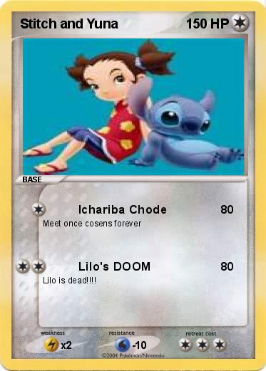 Pokemon Stitch and Yuna
