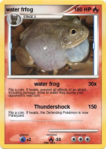 Pokemon water frfog
