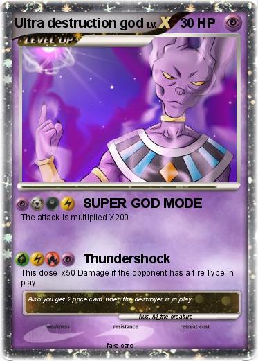 Pokemon Ultra destruction god