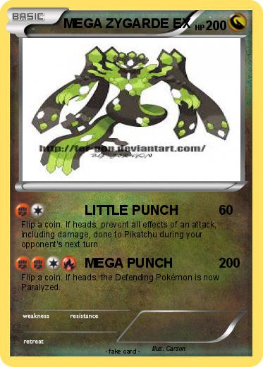 Pokemon MEGA ZYGARDE EX