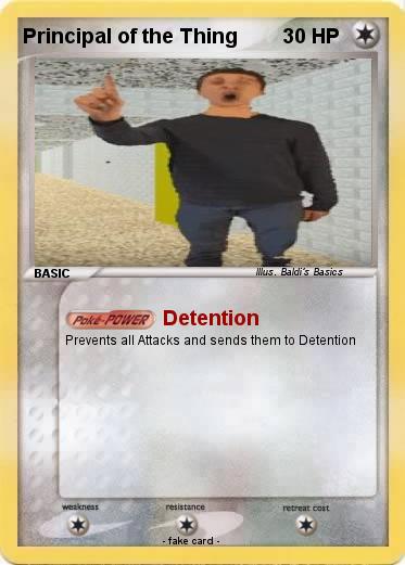Pokemon Principal of the Thing