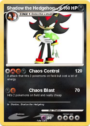 Pokemon Shadow the Hedgehog