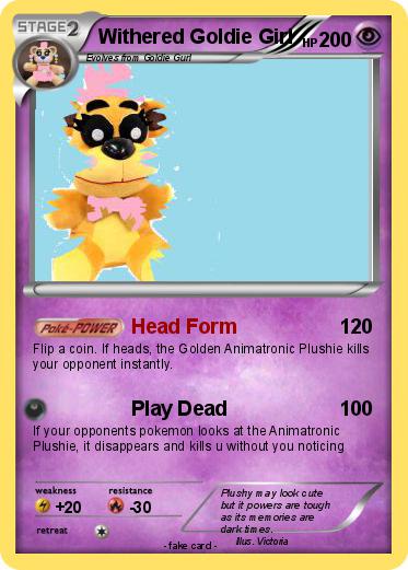 Pokemon Withered Goldie Girl