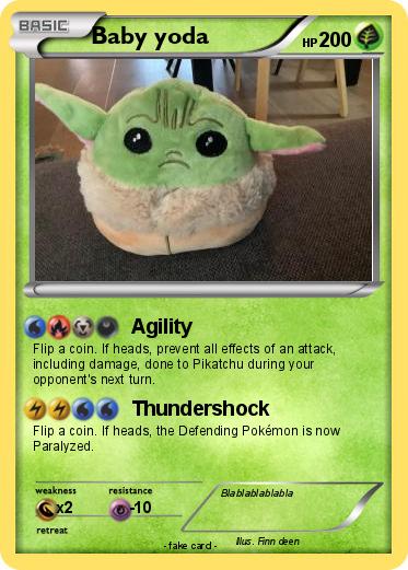 Pokemon Baby yoda