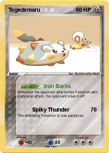 Pokemon Togedemaru