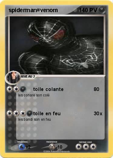 Pokemon spiderman=venom