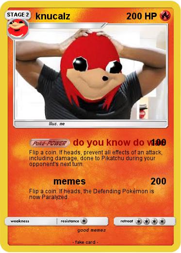 Pokemon knucalz