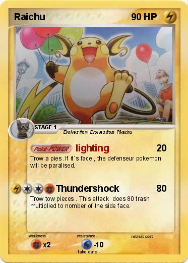 Pokemon Raichu