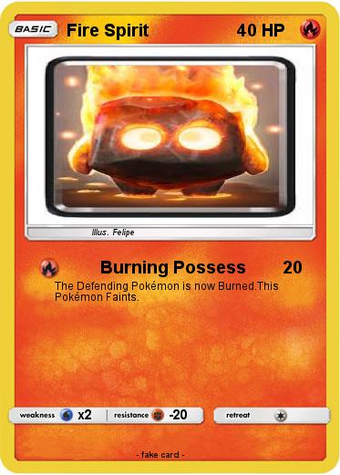 Pokemon Fire Spirit