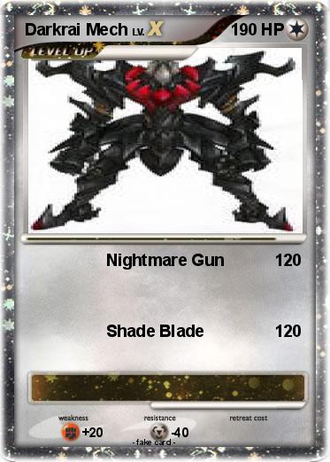 Pokemon Darkrai Mech