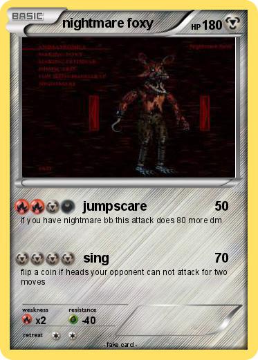 Pokemon nightmare foxy