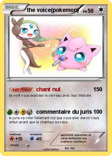 Pokemon the voice(pokemon)