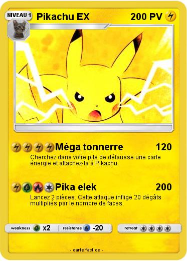 Pokemon Pikachu EX