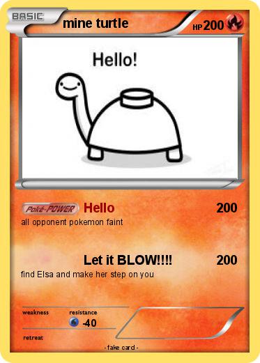 Pokemon mine turtle