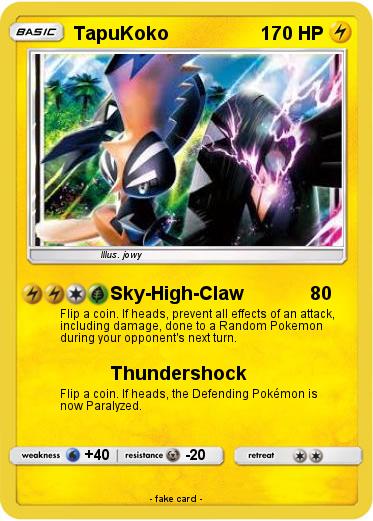 Pokemon TapuKoko