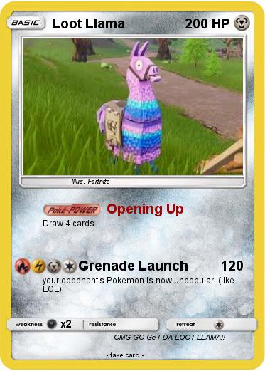Pokemon Loot Llama