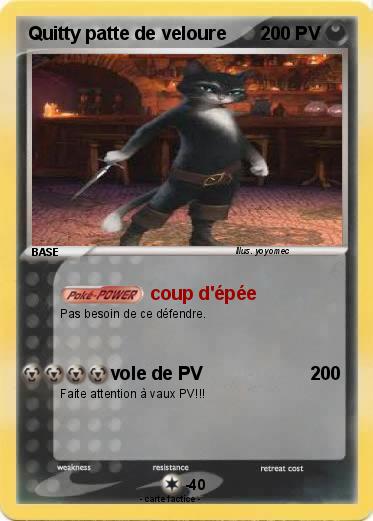 Pokemon Quitty patte de veloure