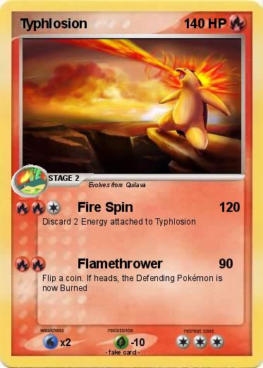 Pokemon Typhlosion