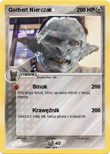 Pokemon Gorbert Nierczak