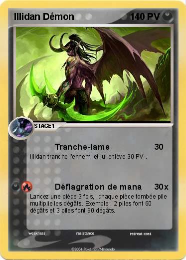 Pokemon Illidan Démon