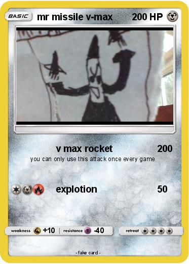 Pokemon mr missile v-max