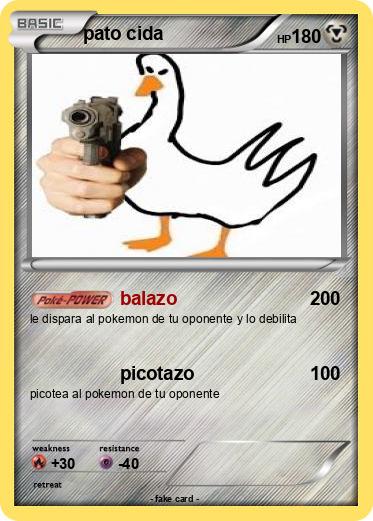 Pokemon pato cida