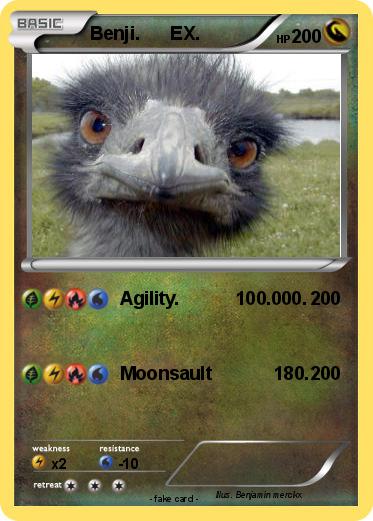 Pokemon Benji.      EX.