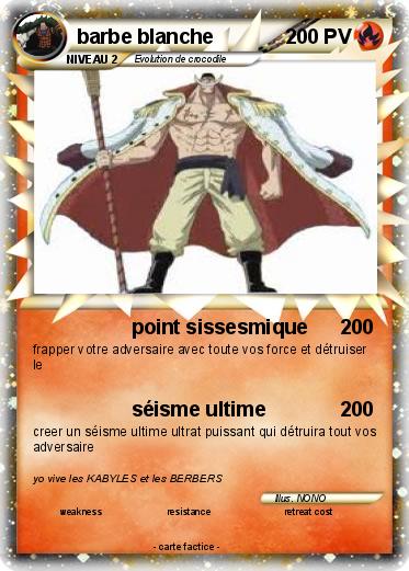Pokemon barbe blanche