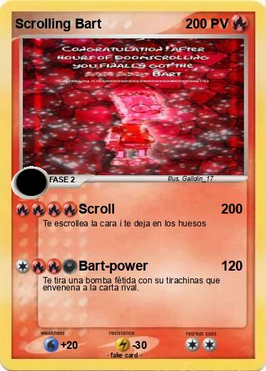 Pokemon Scrolling Bart