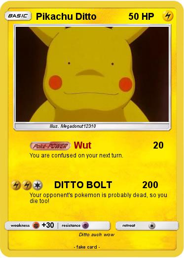 Pokemon Pikachu Ditto