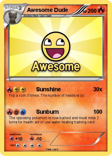 Pokemon Awesome Dude