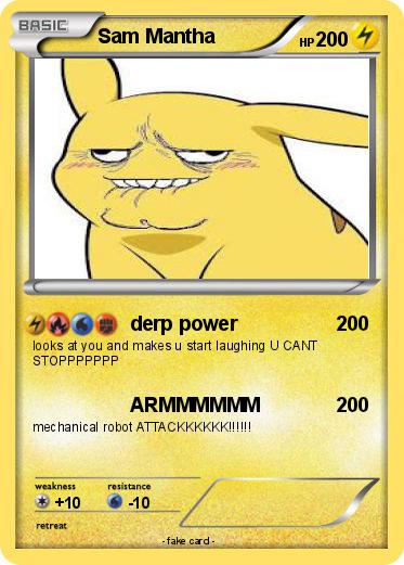 Pokemon Sam Mantha