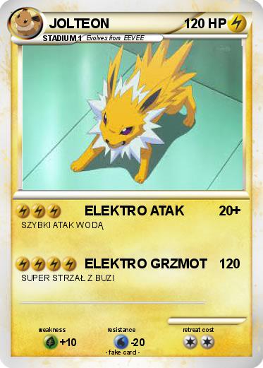 Pokemon JOLTEON