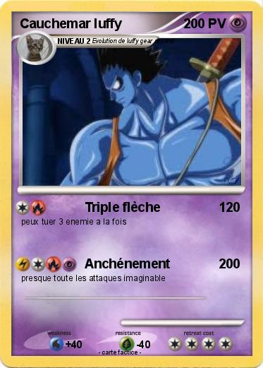 Pokemon Cauchemar luffy