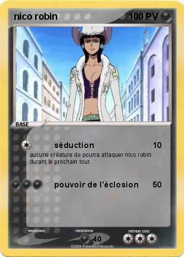 Pokemon nico robin
