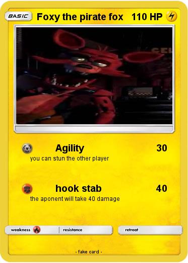 Pokemon Foxy the pirate fox