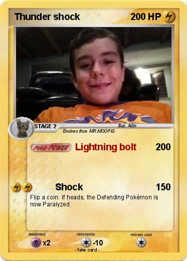 Pokemon Thunder shock