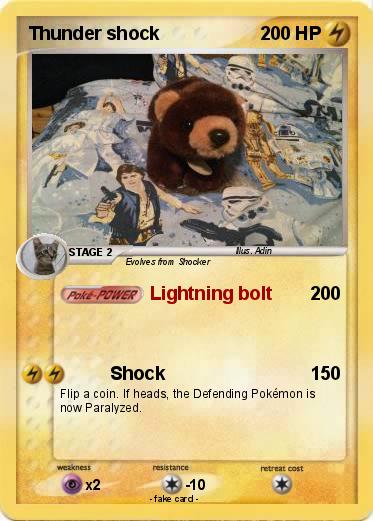 Pokemon Thunder shock