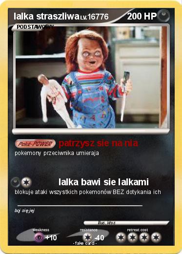 Pokemon lalka straszliwa