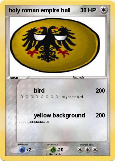 Pokemon holy roman empire ball
