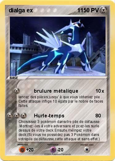 Pokemon dialga ex                            1