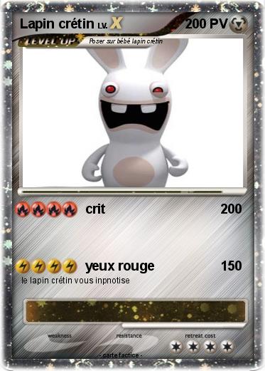 Pokemon Lapin crétin