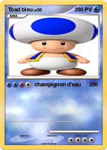 Pokemon Toad bleu