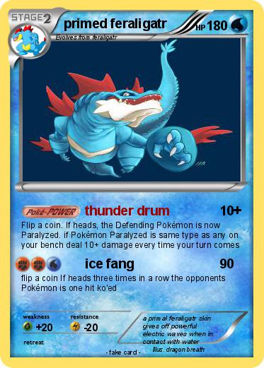 Pokemon primed feraligatr