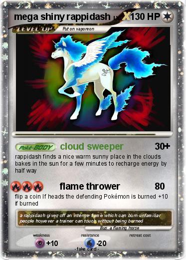 Pokemon mega shiny rappidash