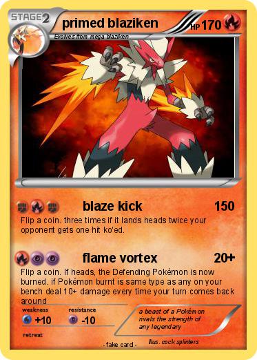 Pokemon primed blaziken