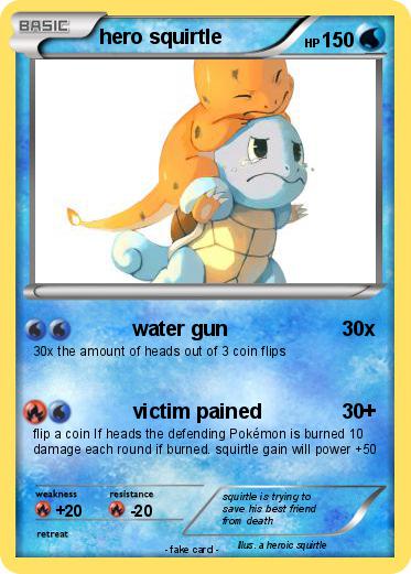 Pokemon hero squirtle